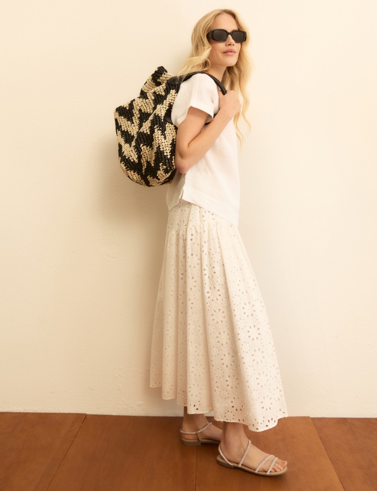 Broderie anglaise skirt - Emme - 4