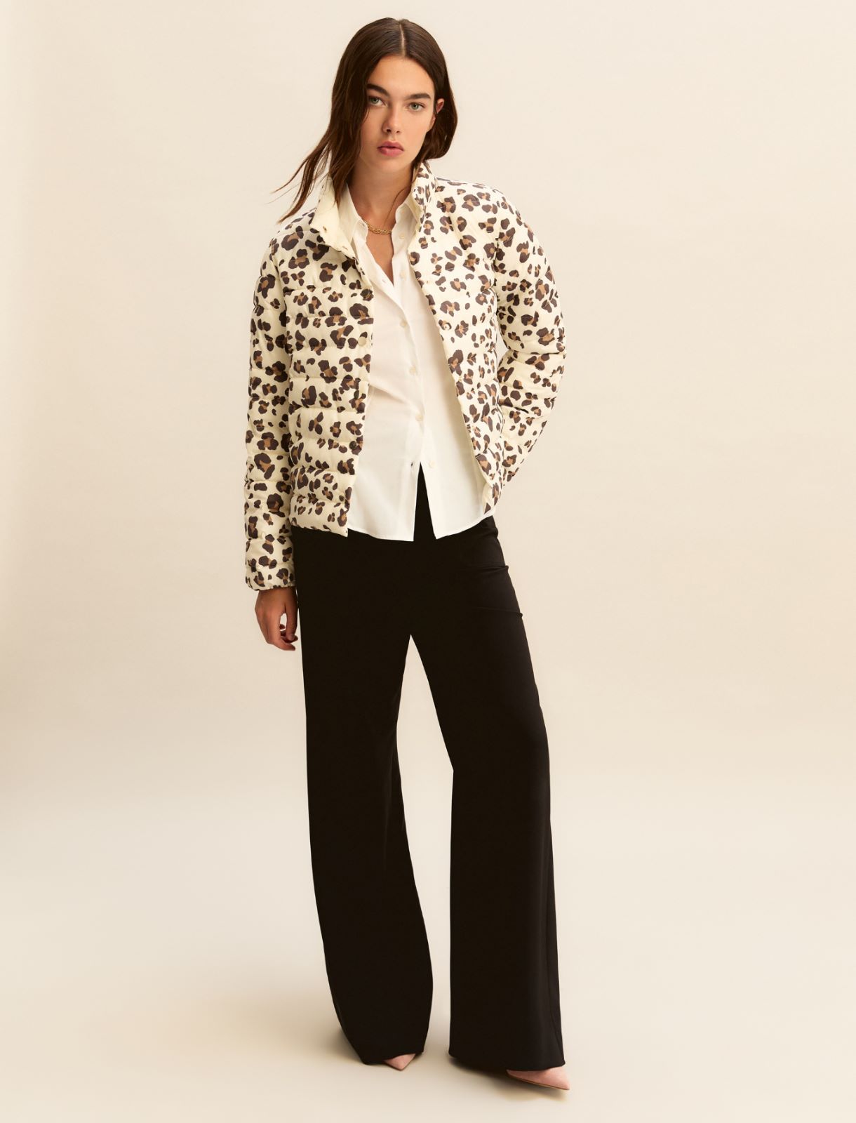 Stretch poplin shirt - WHITE - Emme - 2