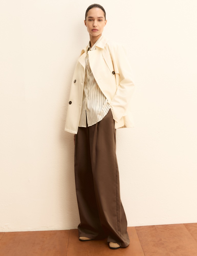 Stretch poplin shirt - Emme - 2