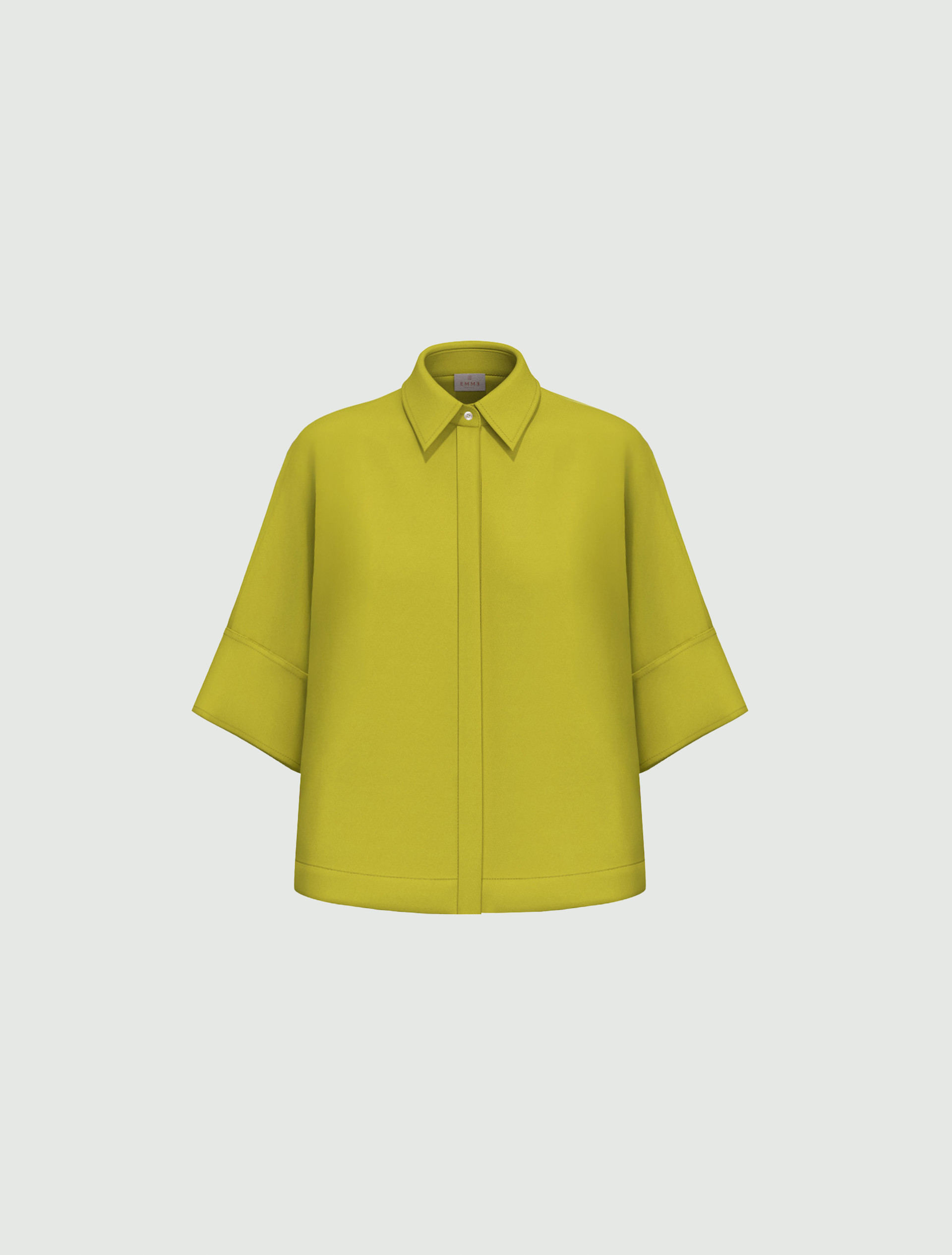 Kimono-sleeve shirt - APPLE GREEN - Emme - 4