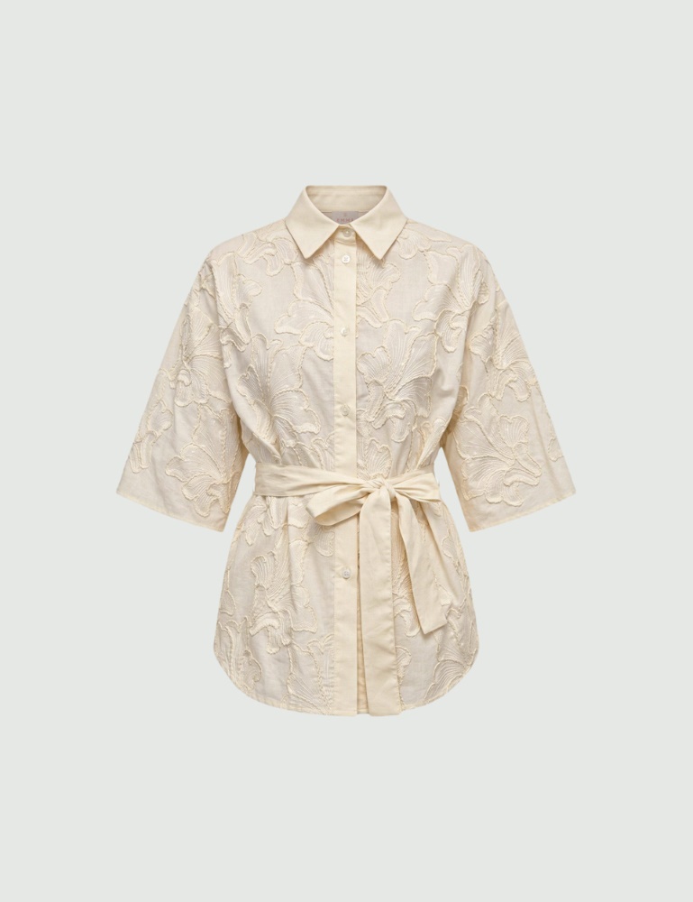 Camicia con cintura abbinata - Emme - 6