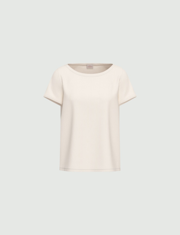 Silk-blend crepe blouse - Emme - 6