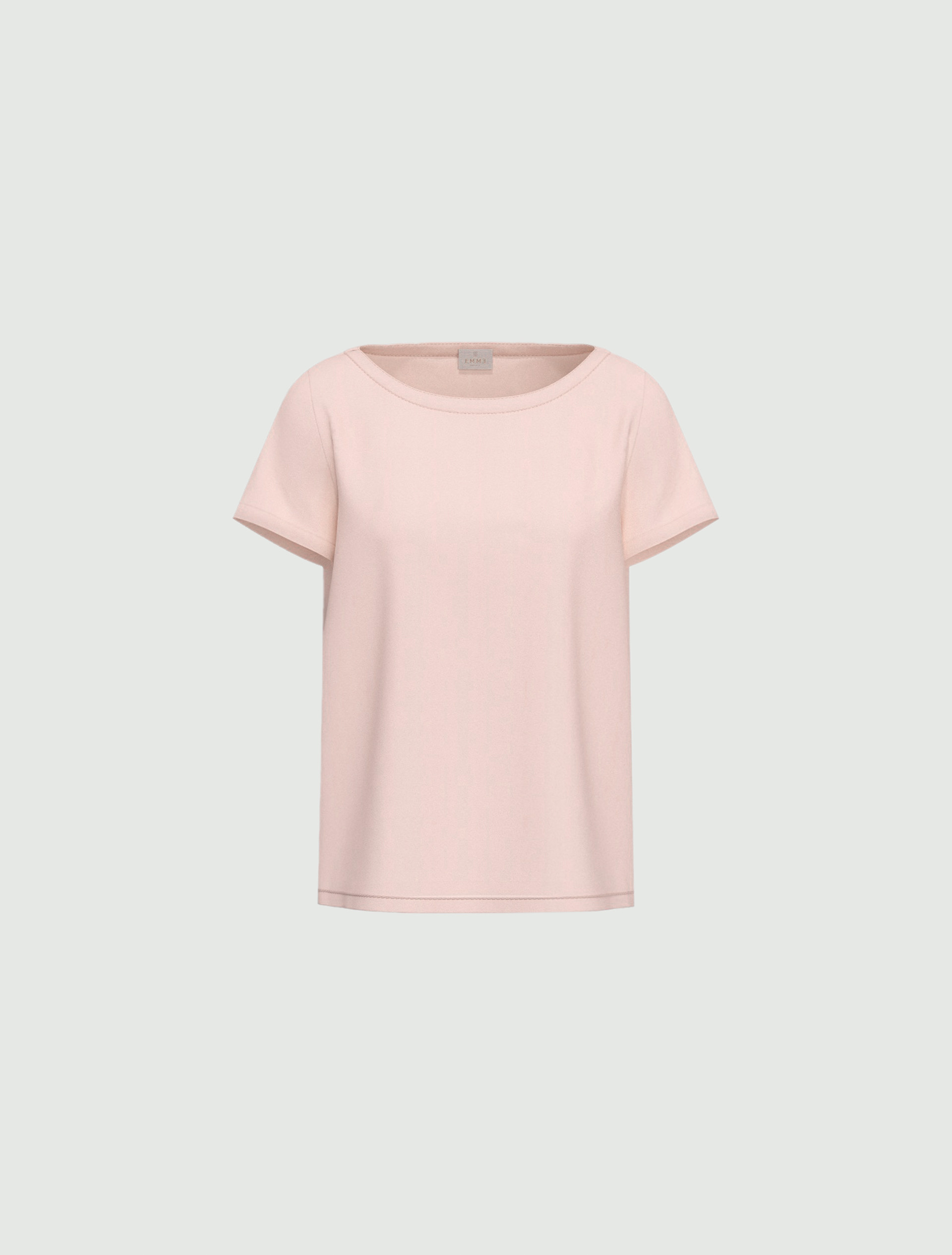 Silk-blend crepe blouse - PINK - Emme - 4