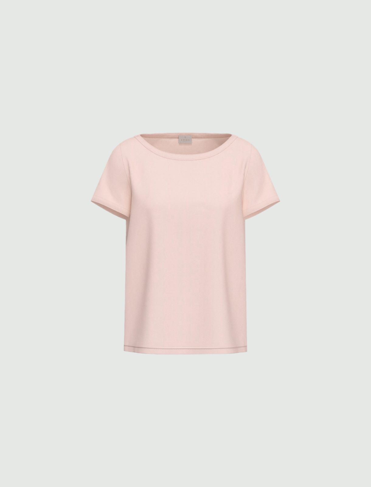 Silk-blend crepe blouse - PINK - Emme - 4