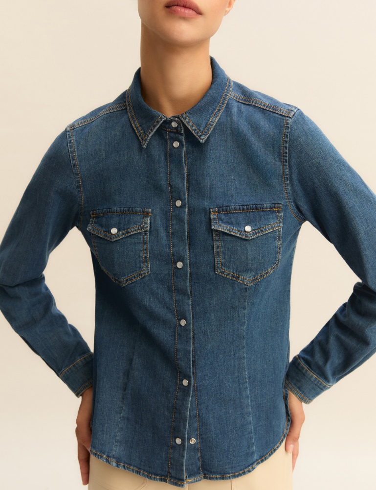 Camicia in denim - Emme - 6