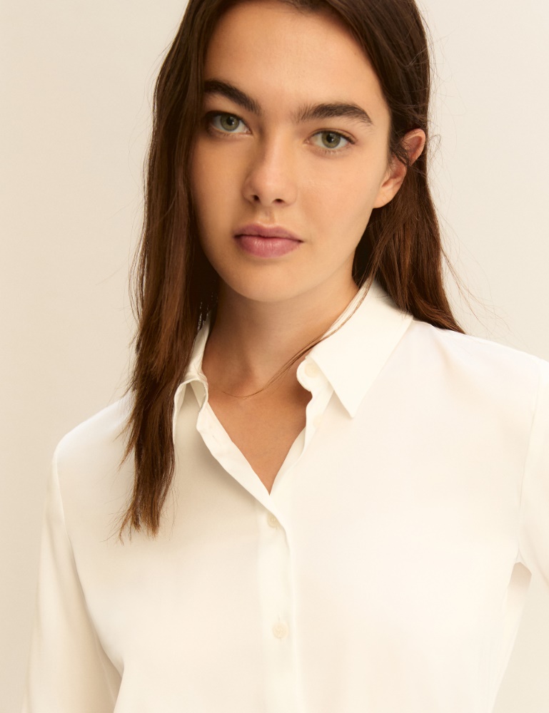 Lightweight satin shirt - Emme - 4