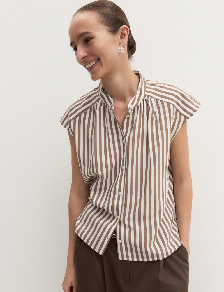 Viscose-blend blouse - Emme - 4