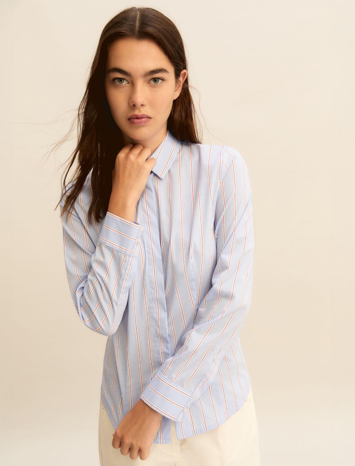 Poplin shirt - LIGHT BLUE - Emme - 5