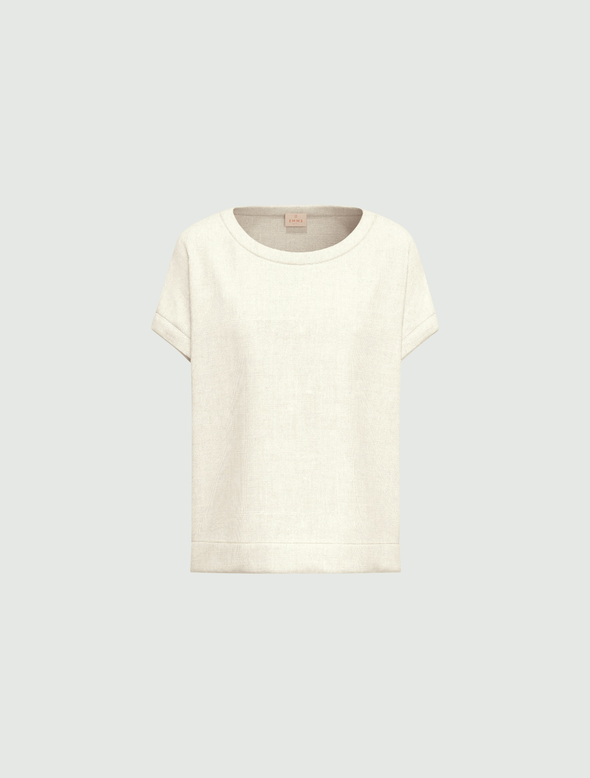 Washed linen blouse - WHITE - Emme - 4