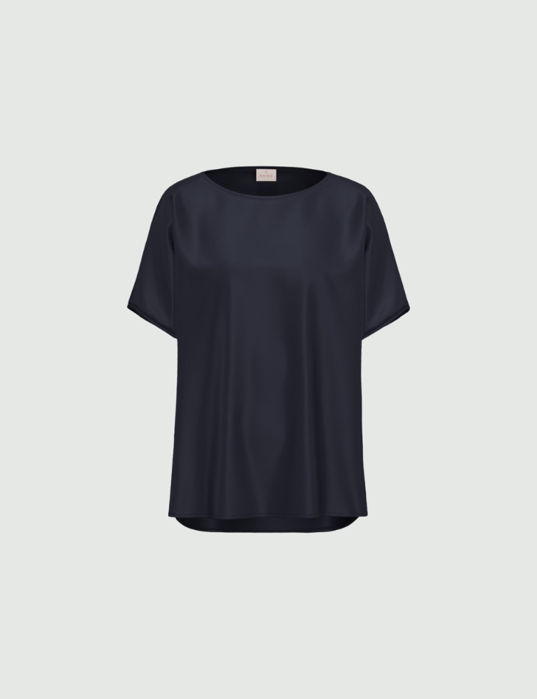 Oversized satin T-shirt - Emme - 6