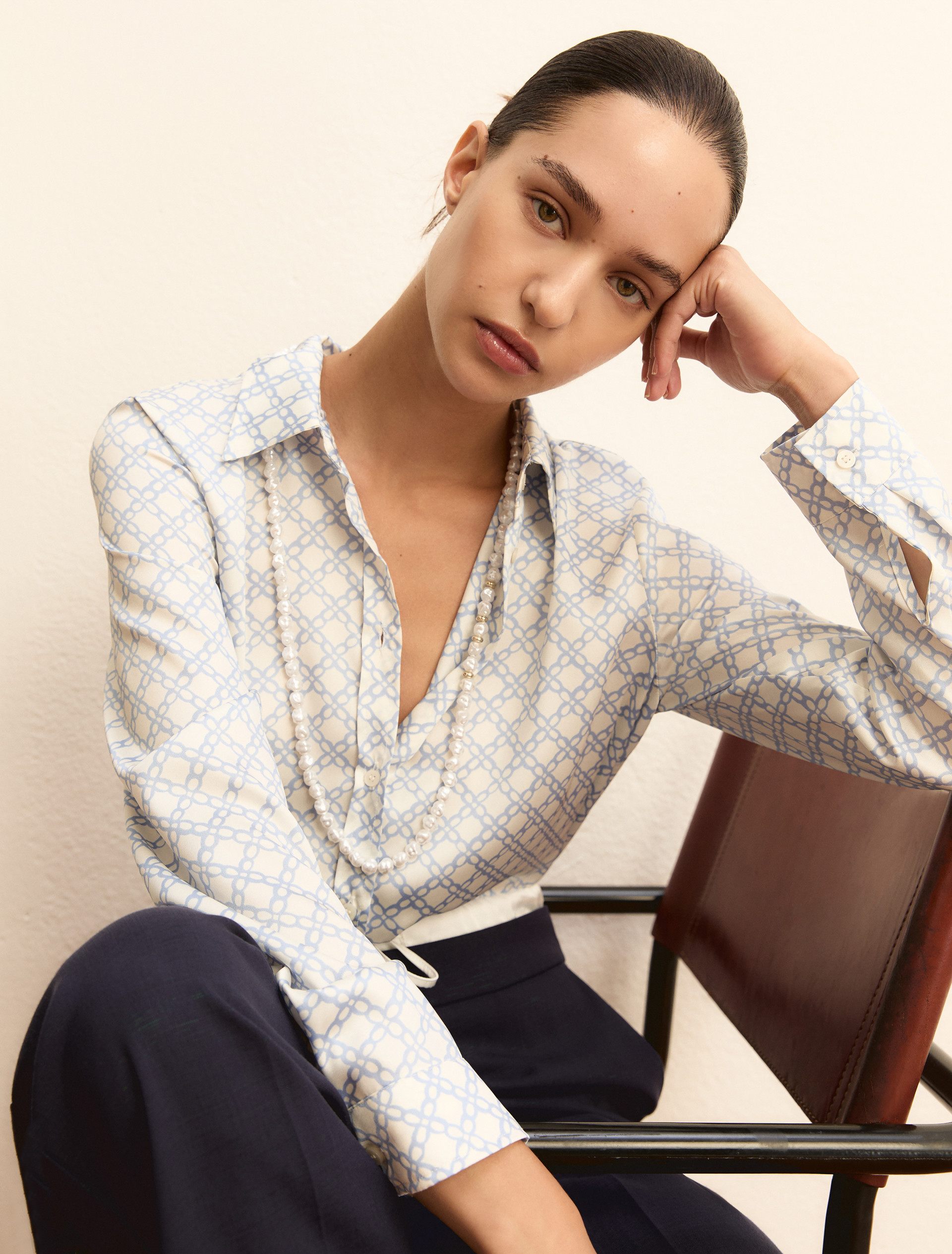 Twill shirt - LIGHT BLUE - Emme - 1