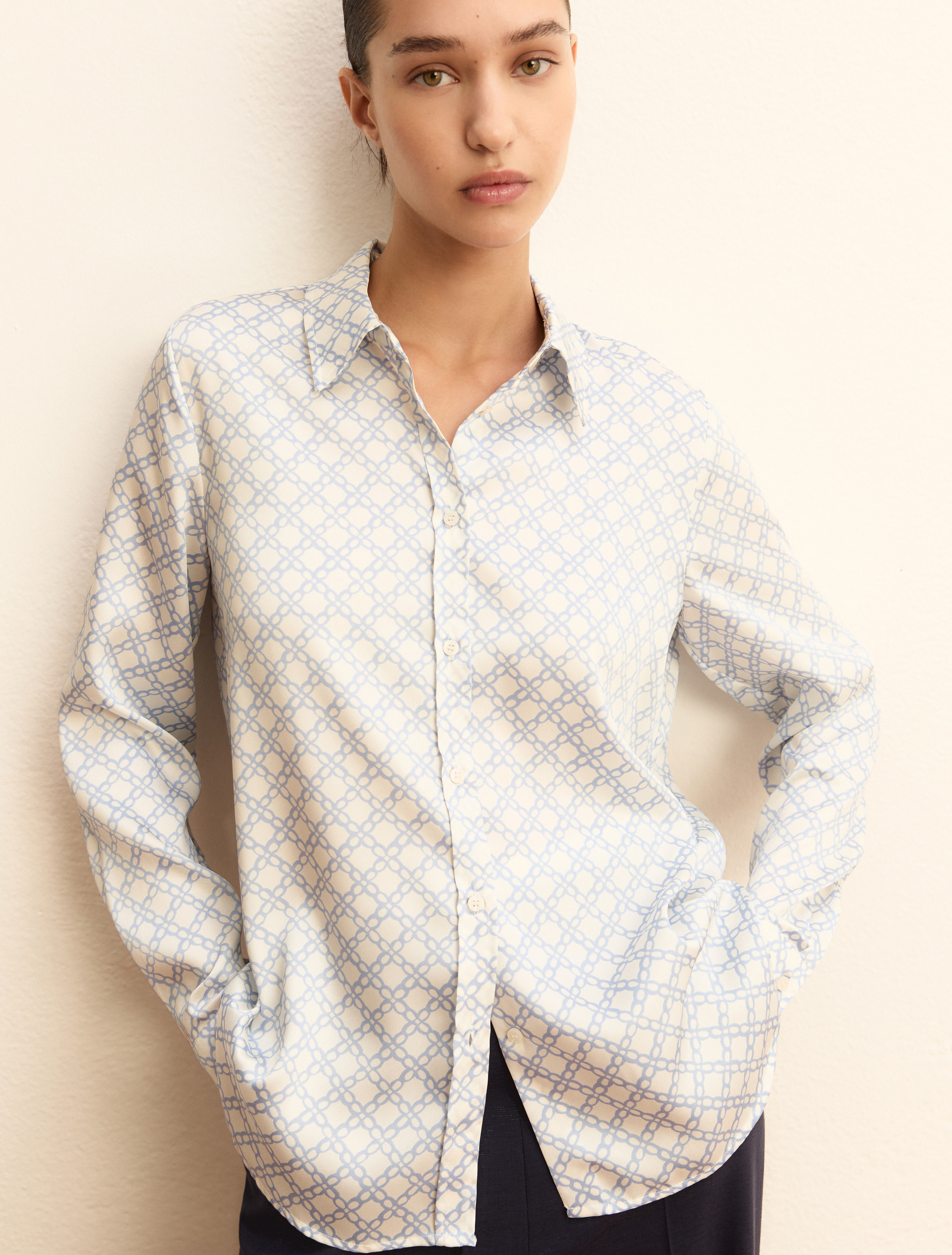 Twill shirt - LIGHT BLUE - Emme - 7