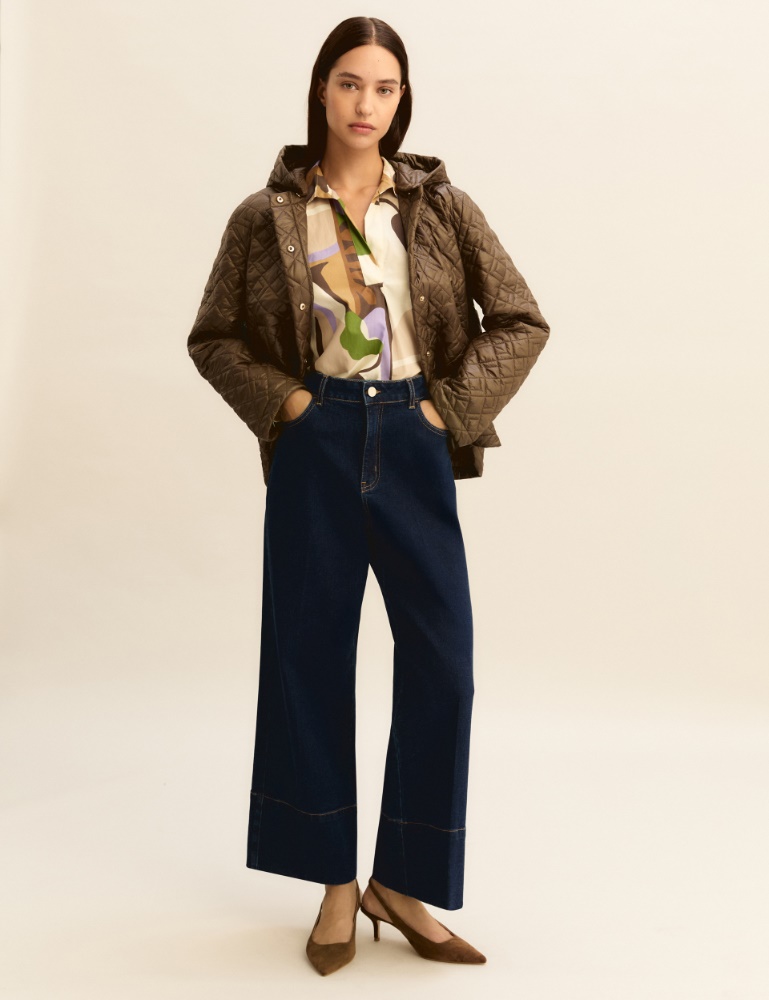 Printed poplin blouse - Emme - 2