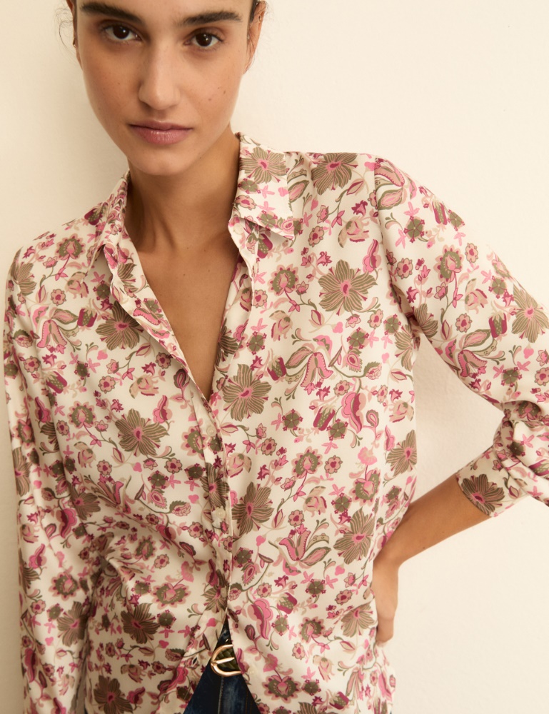 Printed twill shirt - Emme - 2