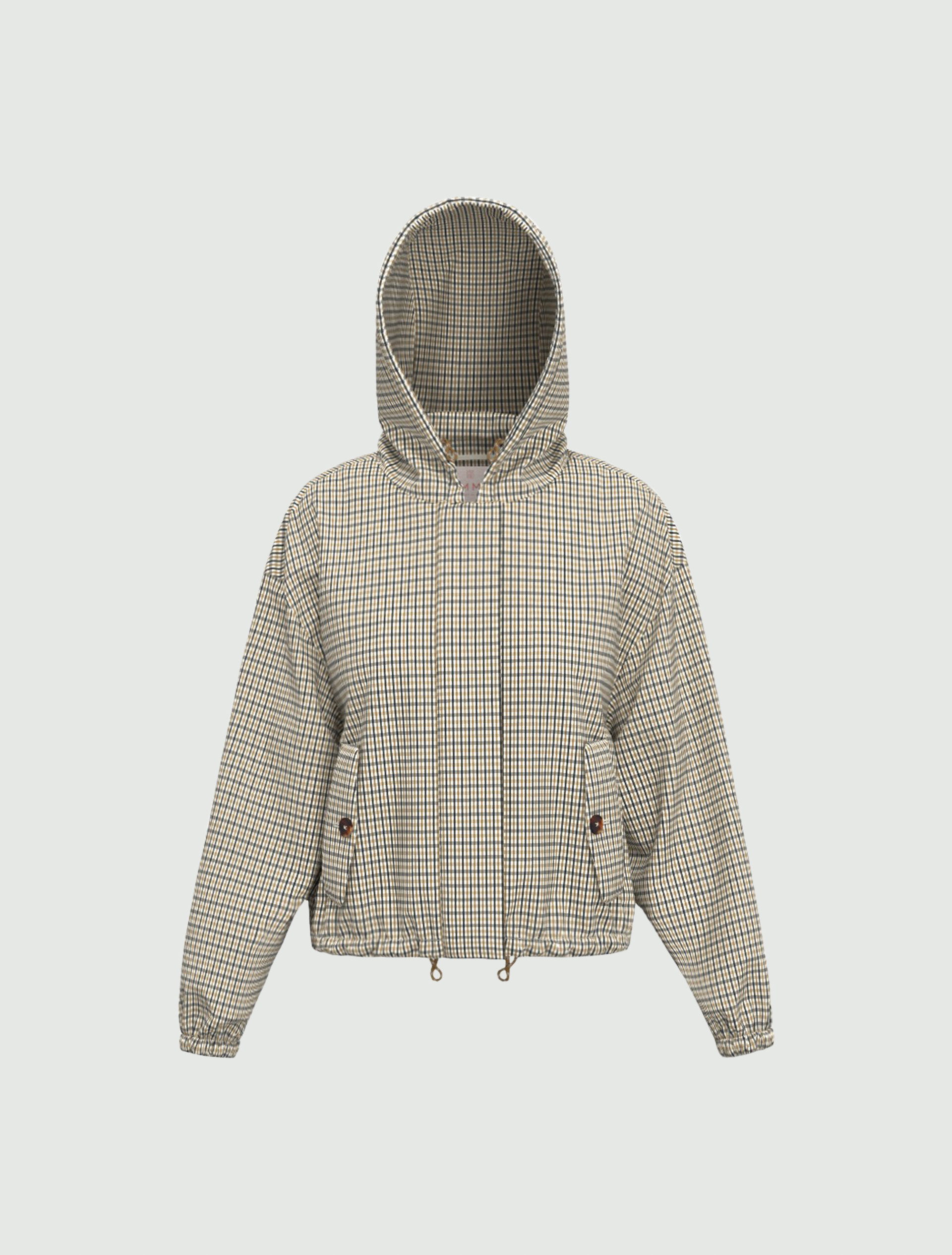 Short taffeta jacket - WOOL WHITE - Emme - 4