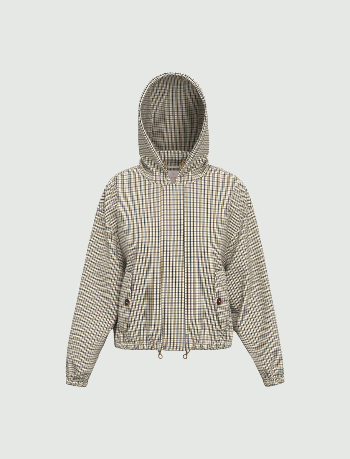 Short taffeta jacket - WOOL WHITE - Emme - 4