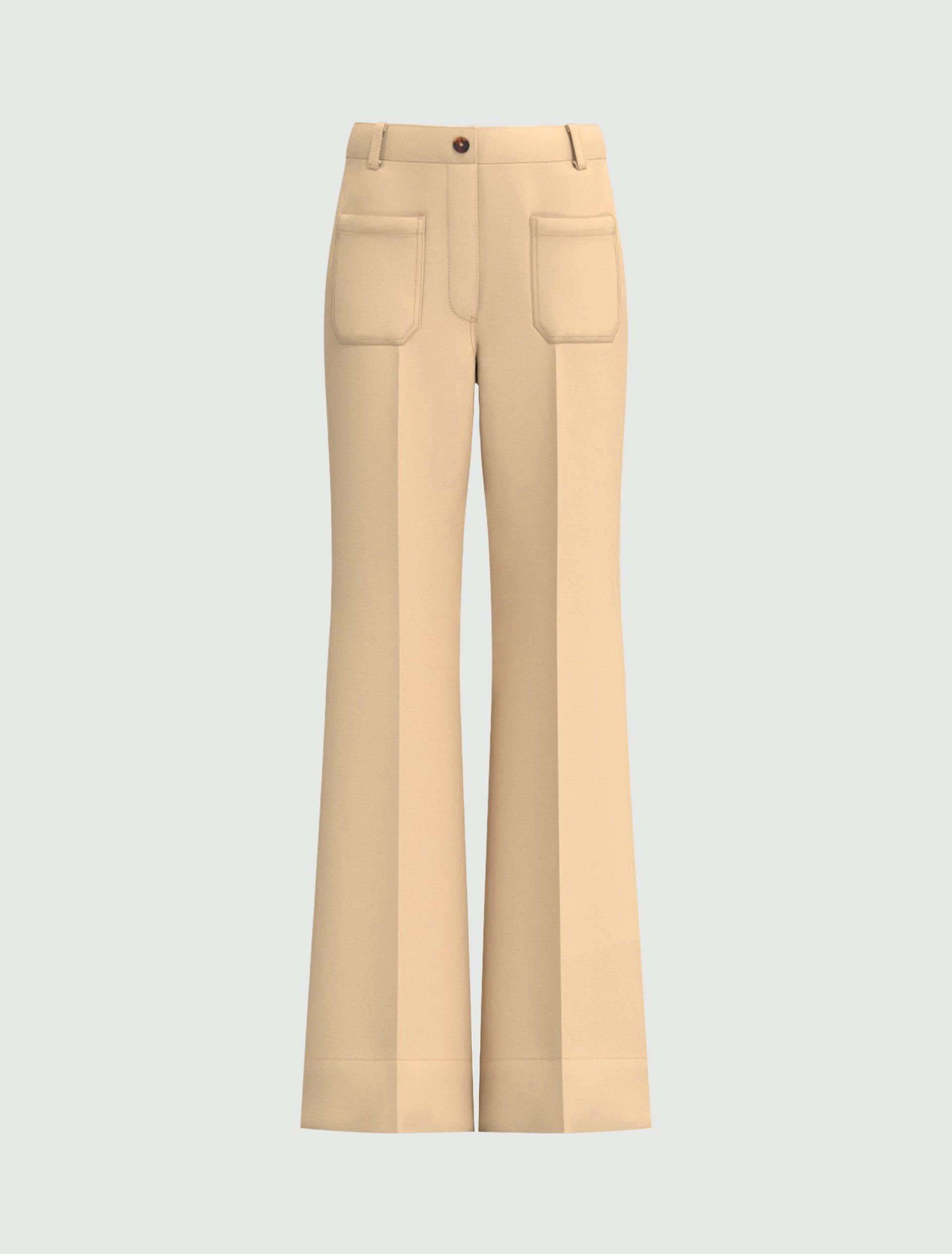 Two-way stretch trousers - BEIGE - Emme - 4