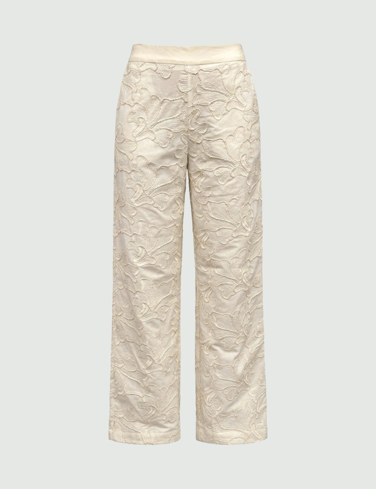 Relaxed-cut cotton trousers - Emme - 4