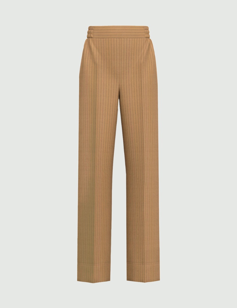 Straight-fit viscose-blend trousers - Emme - 2