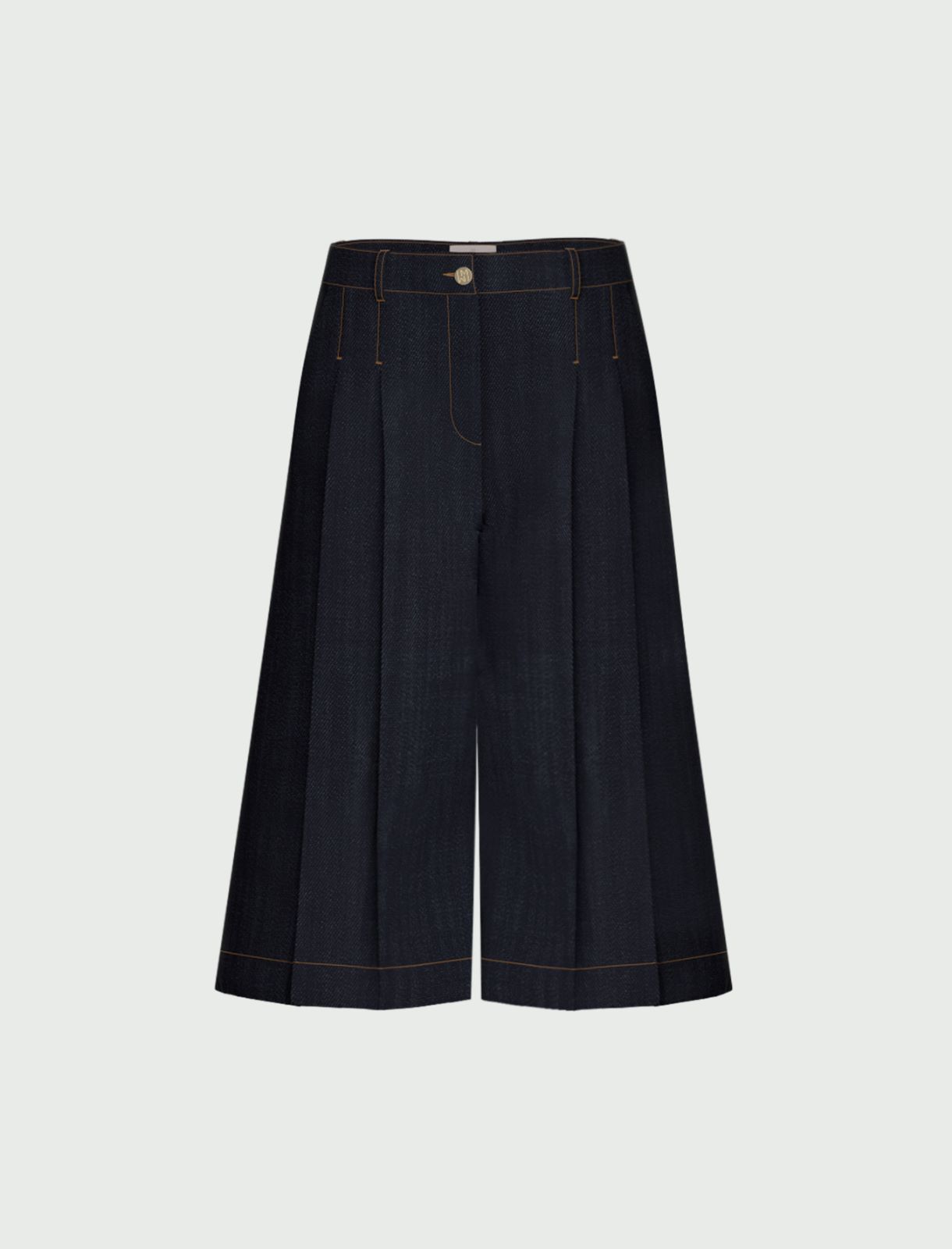 Denim-look culottes - NAVY - Emme - 6