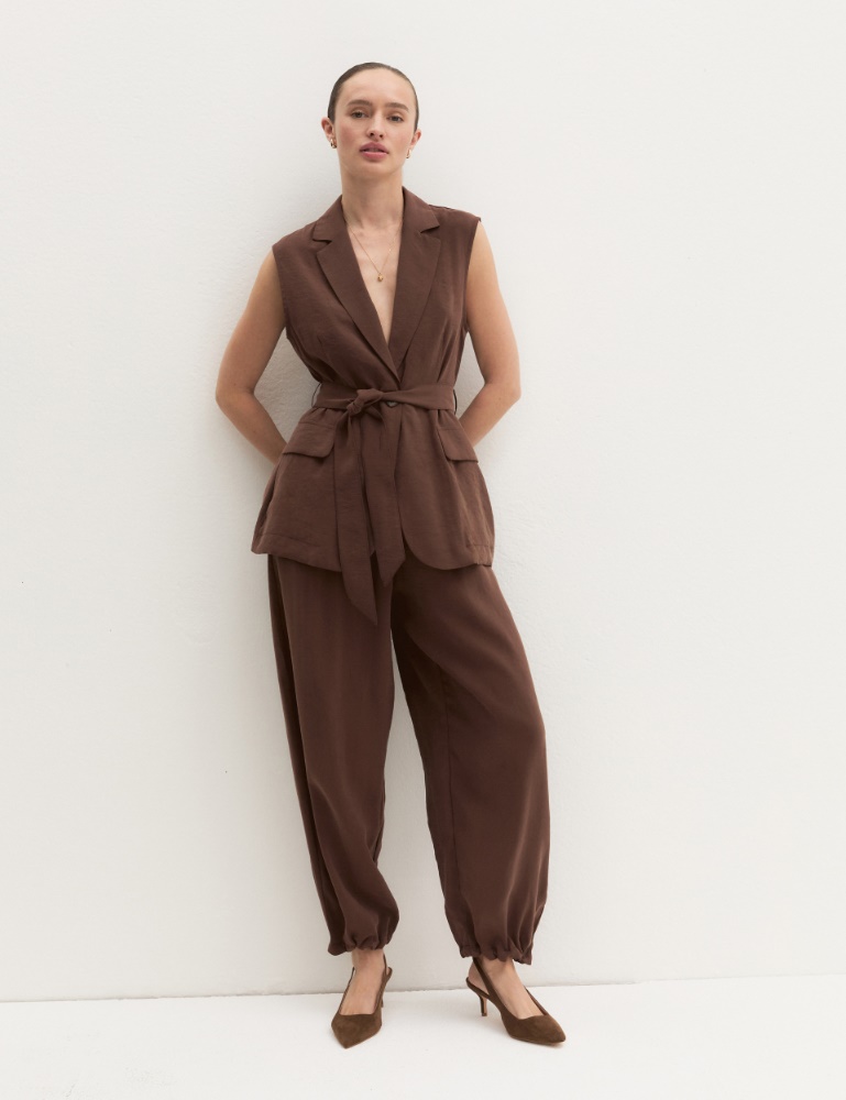 Flowing drawstring trousers - Emme - 2
