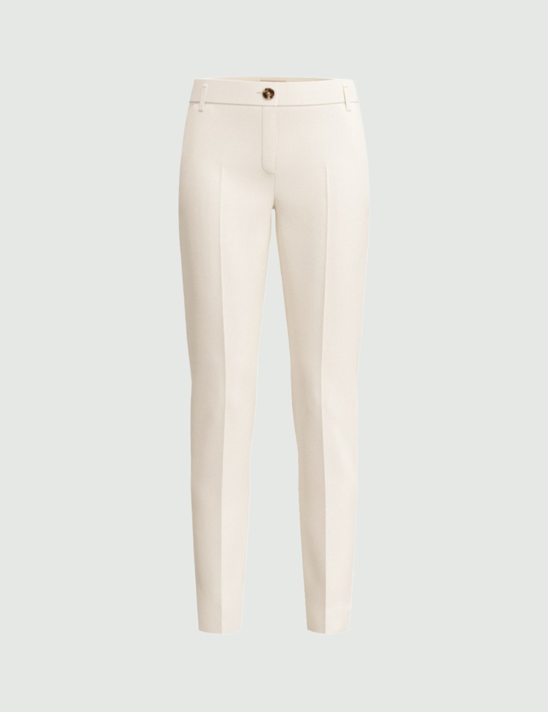 Slim-fit gabardine trousers - Emme - 6