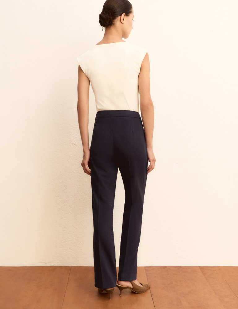 Flowing lamé-adorned trousers - Emme - 3