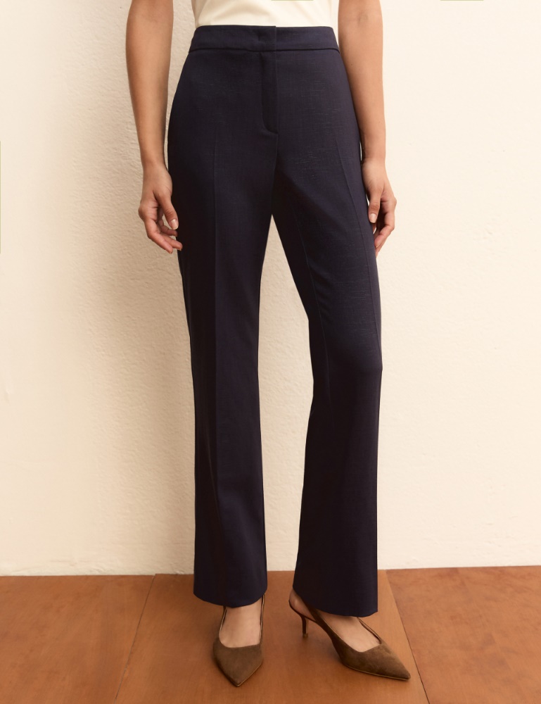 Flowing lamé-adorned trousers - Emme - 4