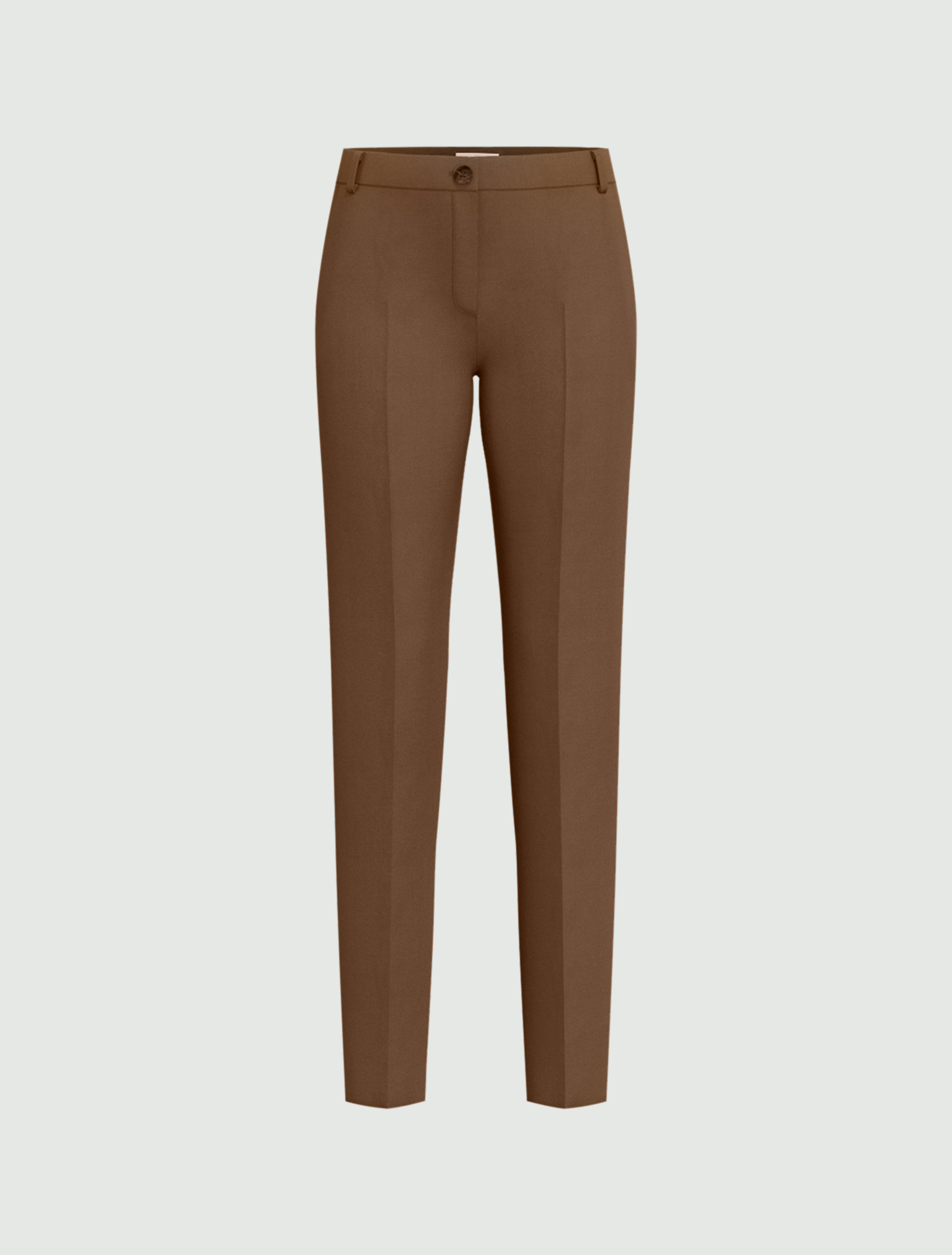 Slim-fit stretch cotton trousers - KAKI - Emme - 4