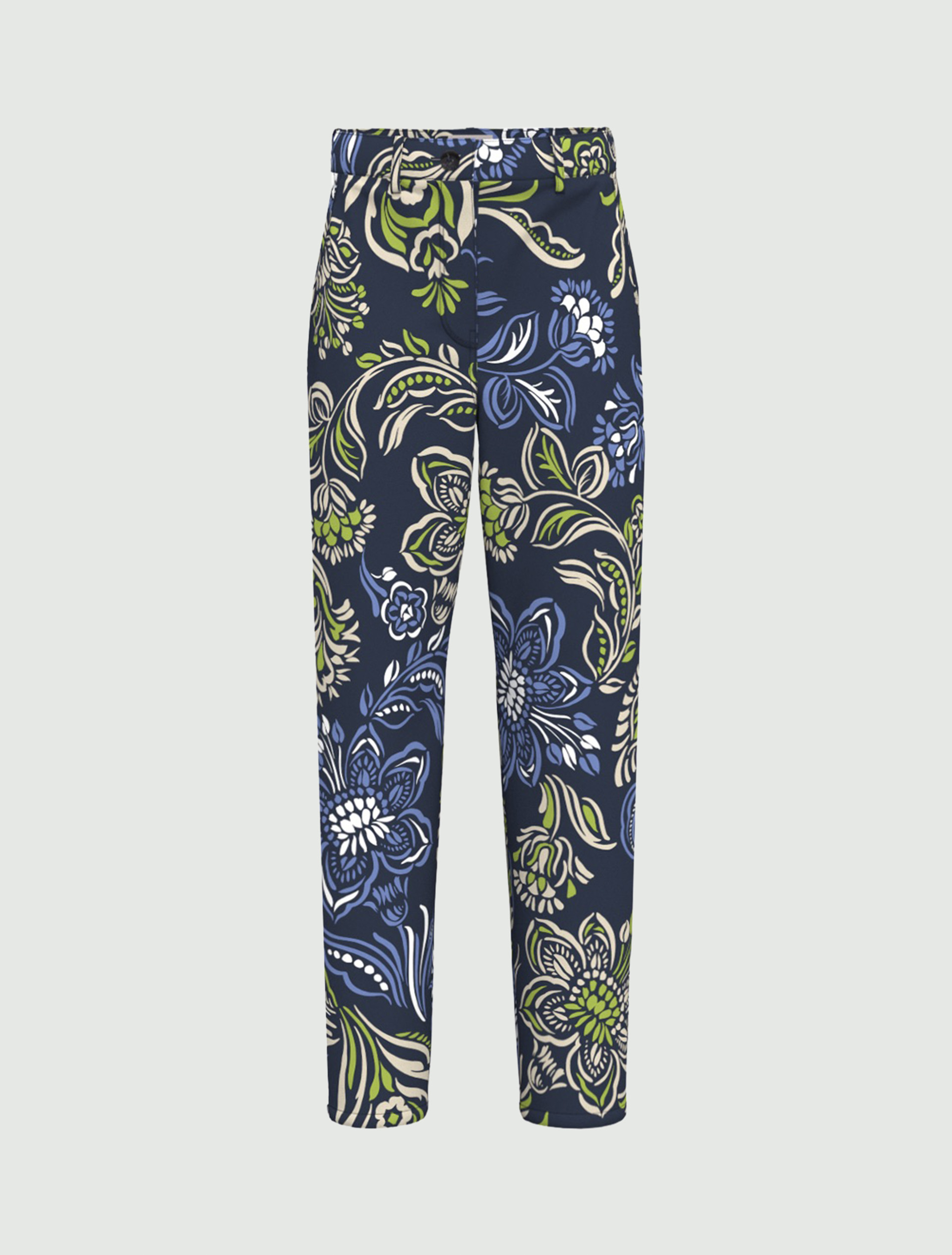 Stretch poplin chino trousers - NAVY - Emme - 4