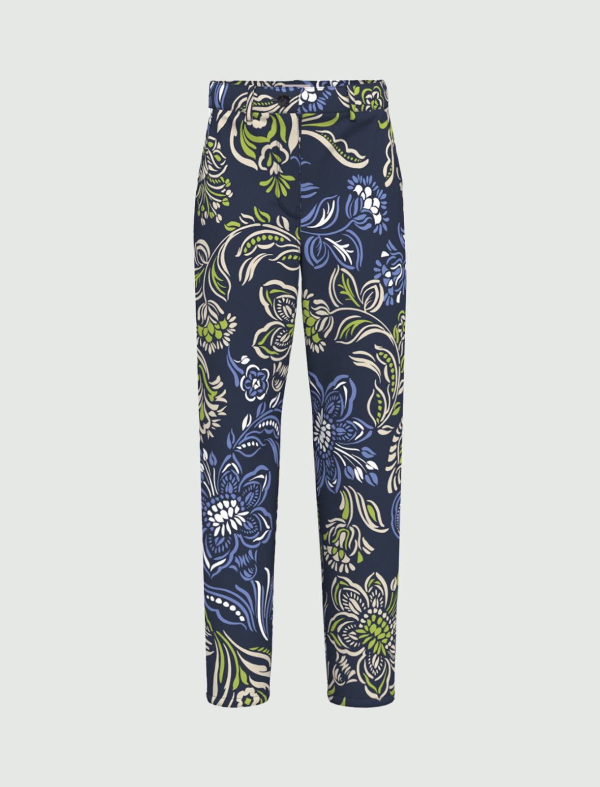 Stretch poplin chino trousers - NAVY - Emme - 2