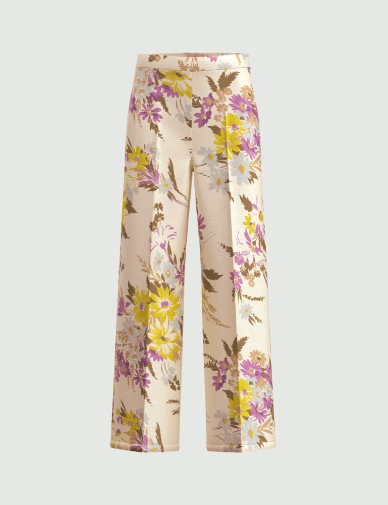 Printed twill trousers - Emme - 6