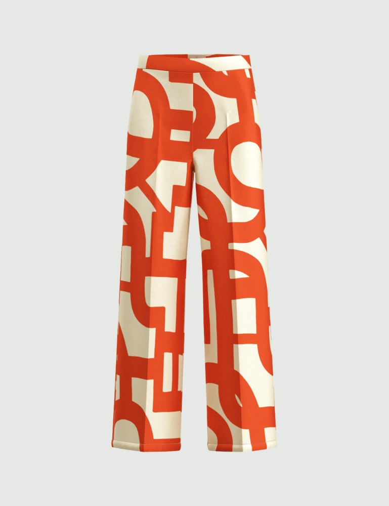Printed twill trousers - Emme - 2