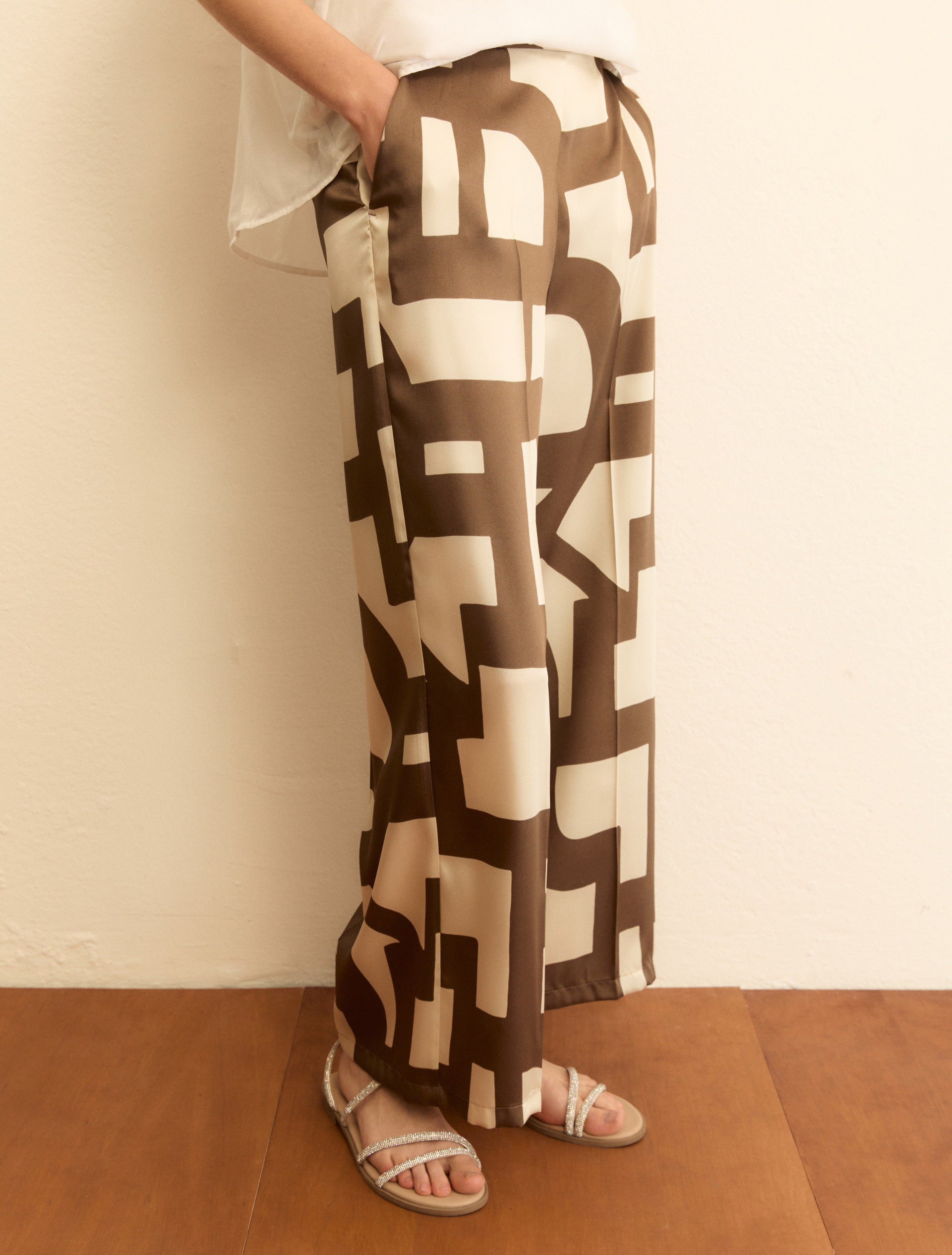 Printed twill trousers - TURTLEDOVE - Emme - 6