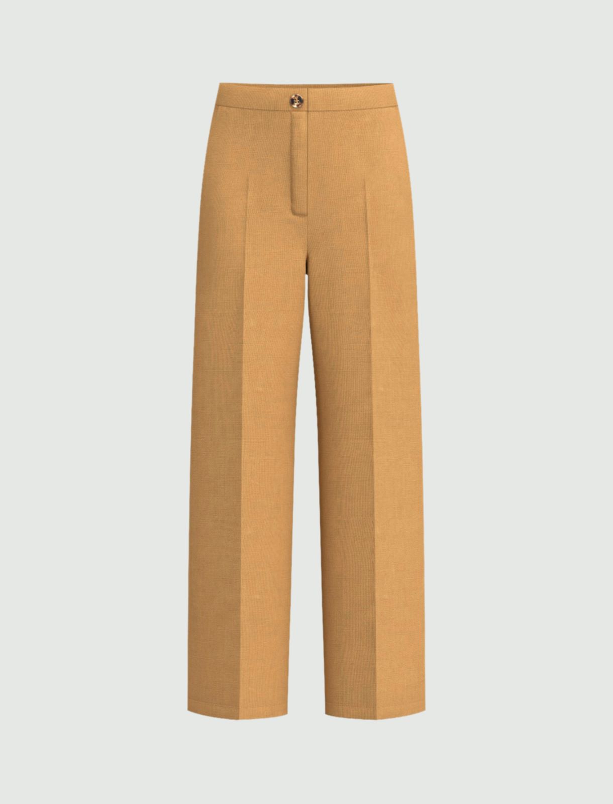 Straight linen trousers - ECRU - Emme - 2