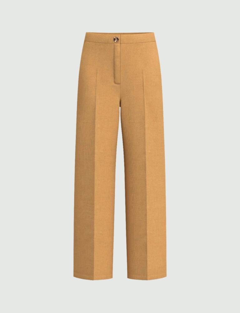 Straight linen trousers - Emme - 2