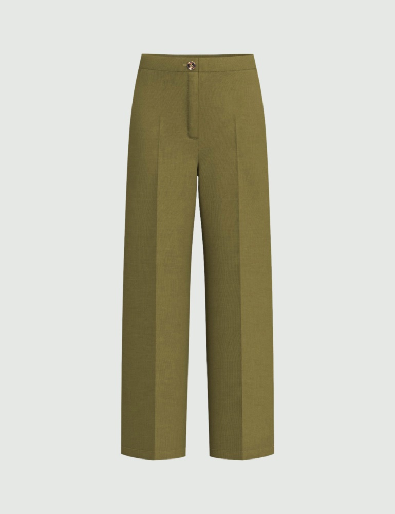 Straight linen trousers - Emme - 2