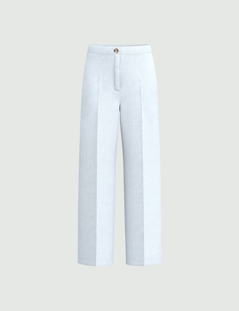 Straight linen trousers - Emme - 4
