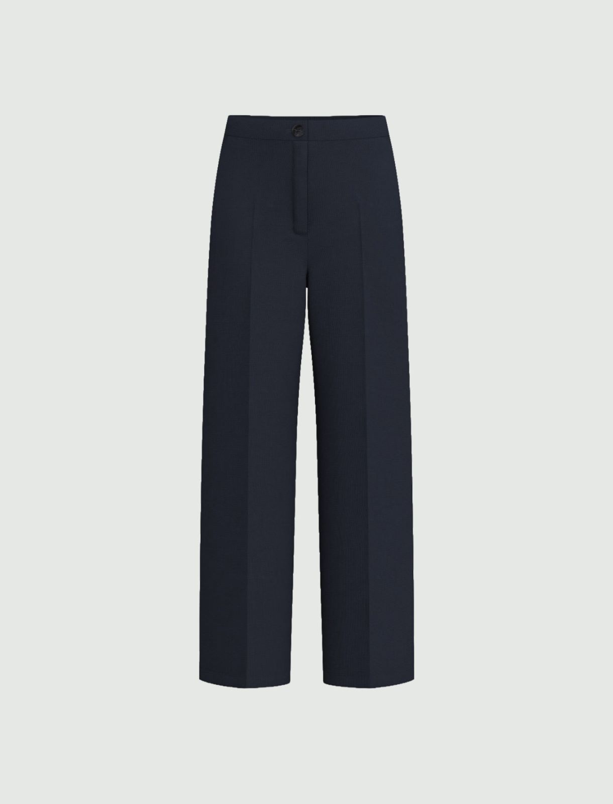 Pantalone dritto in lino - BLU NOTTE - Emme - 4