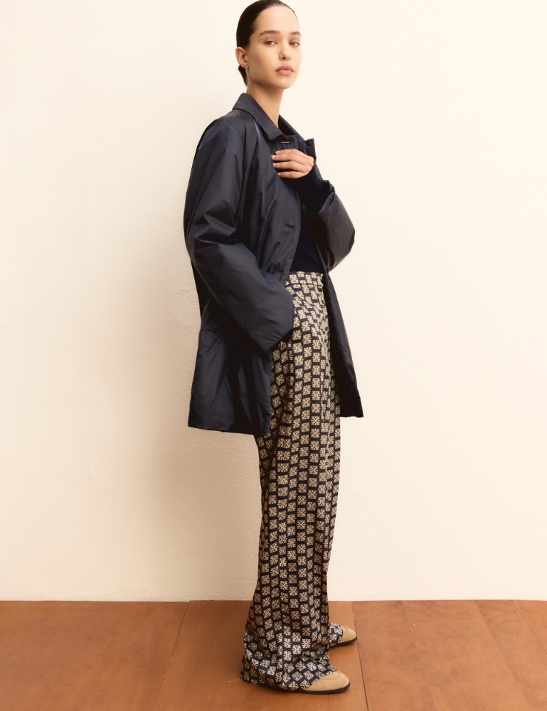 Printed twill trousers - Emme