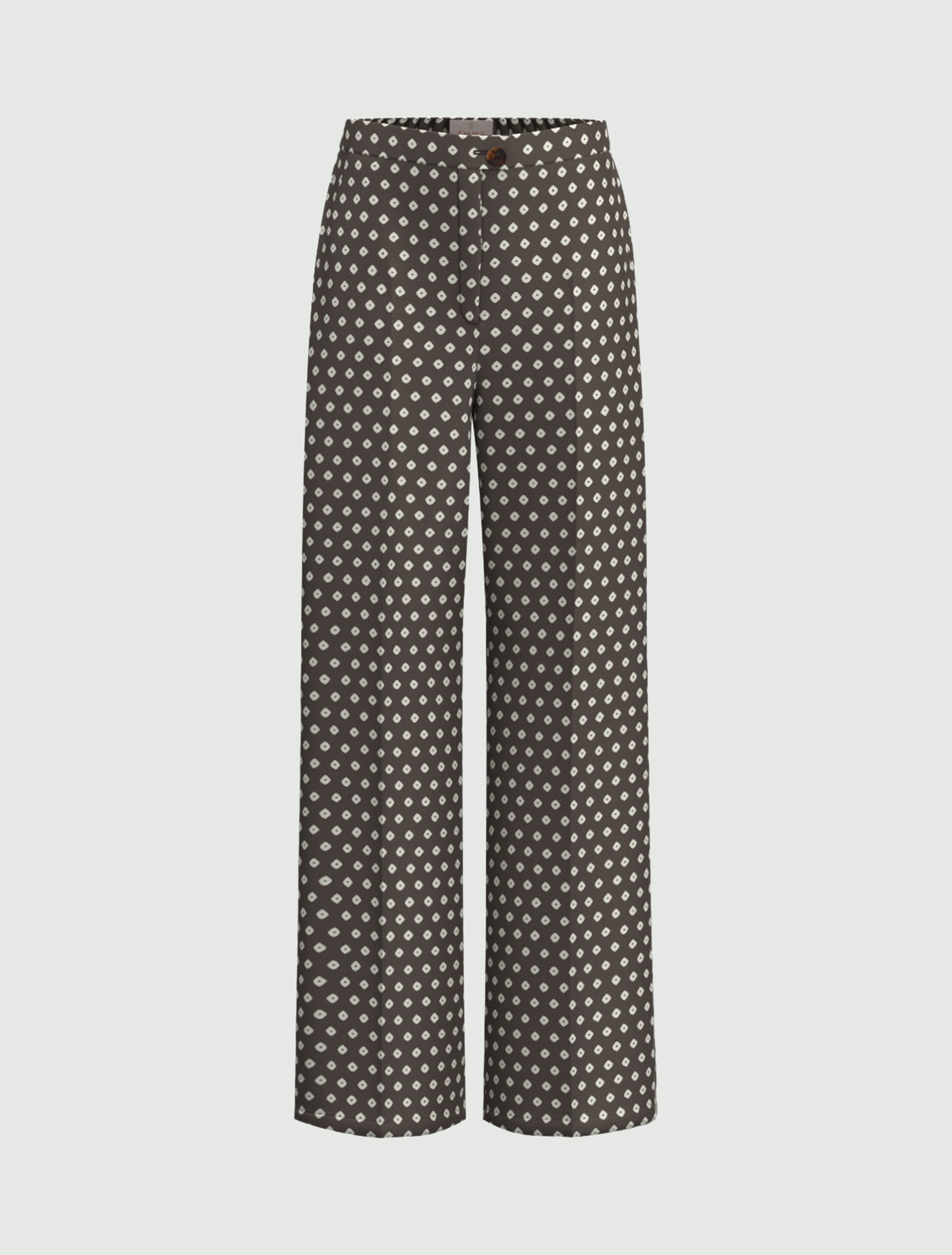 Printed twill trousers - KAKI - Emme - 4