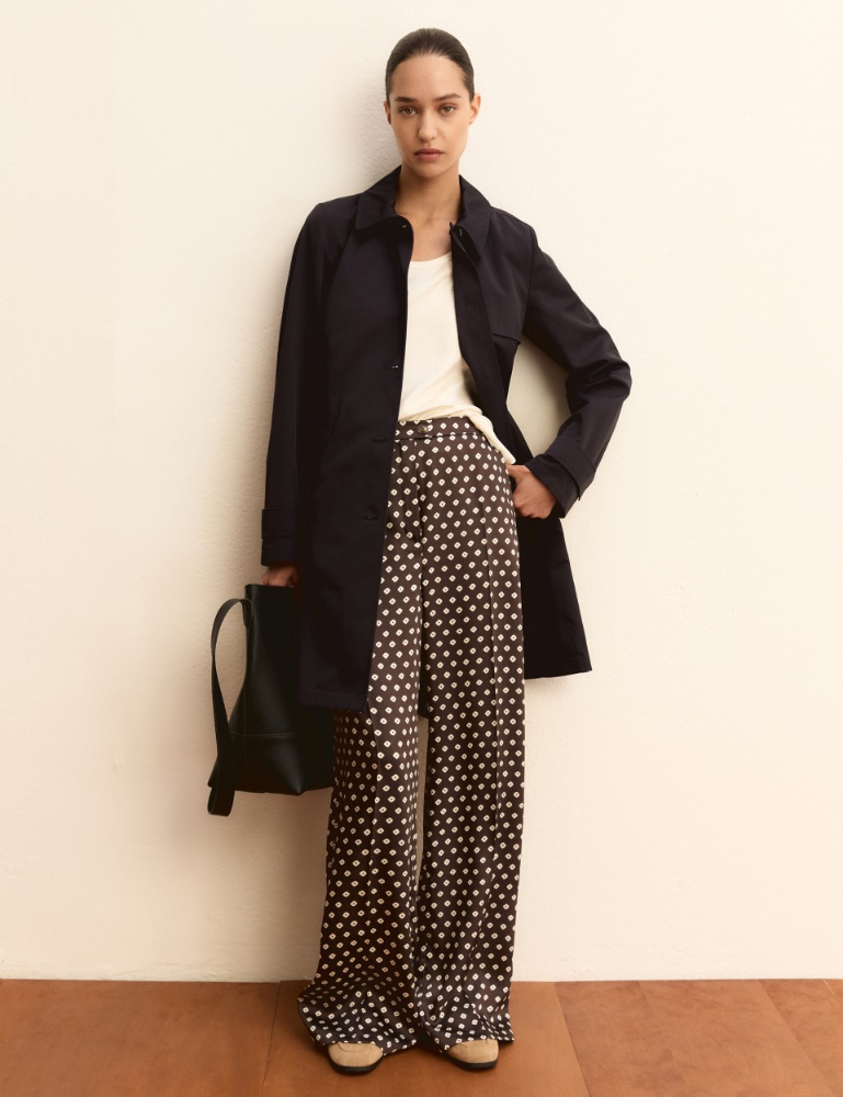 Printed twill trousers - Emme - 2