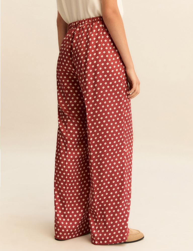 Printed twill trousers - Emme - 3