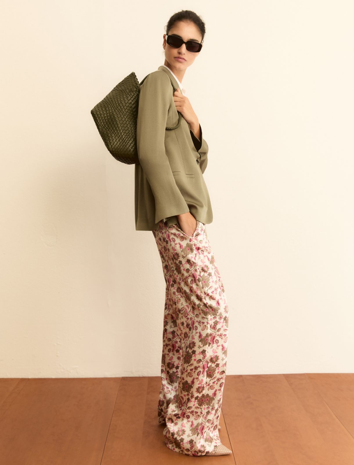 Pantalone in twill stampato - ROSA PERLATO - Emme - 2