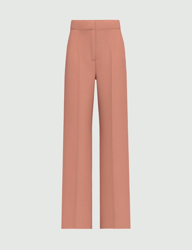 Plain-woven stretch fabric trousers - Emme - 2
