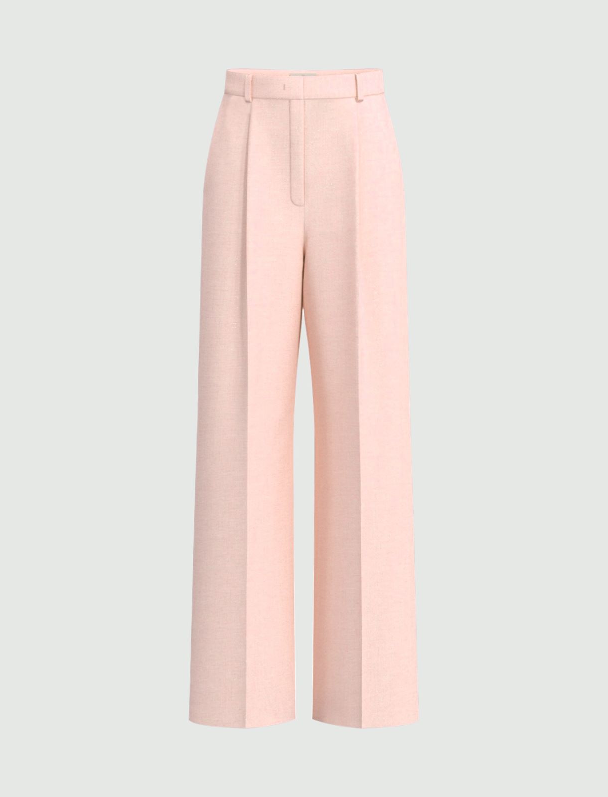 Lamé-adorned viscose trousers - PINK - Emme - 4