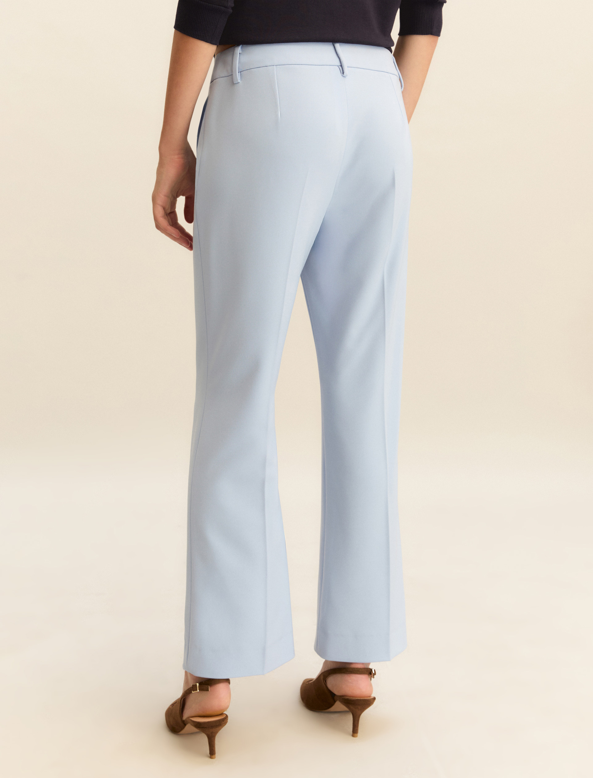 Stretch twill trousers - LIGHT BLUE - Emme - 3