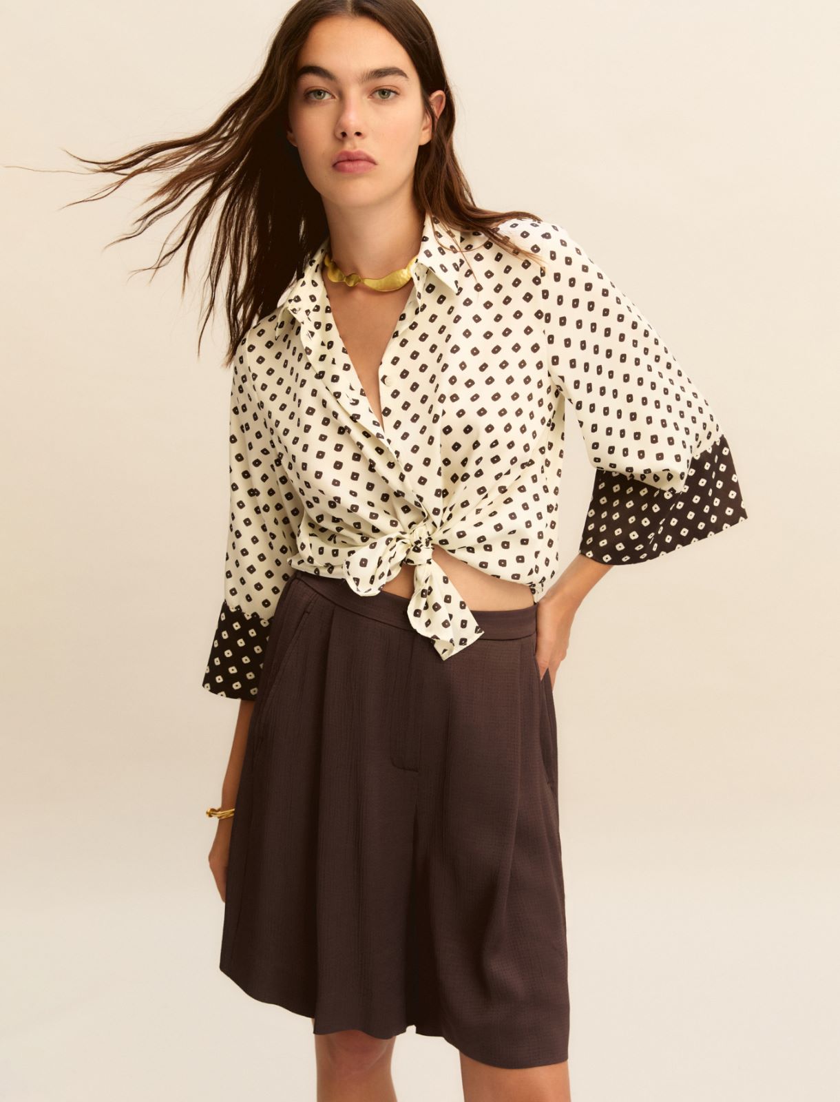 Bermuda fluido - TESTA DI MORO - Emme