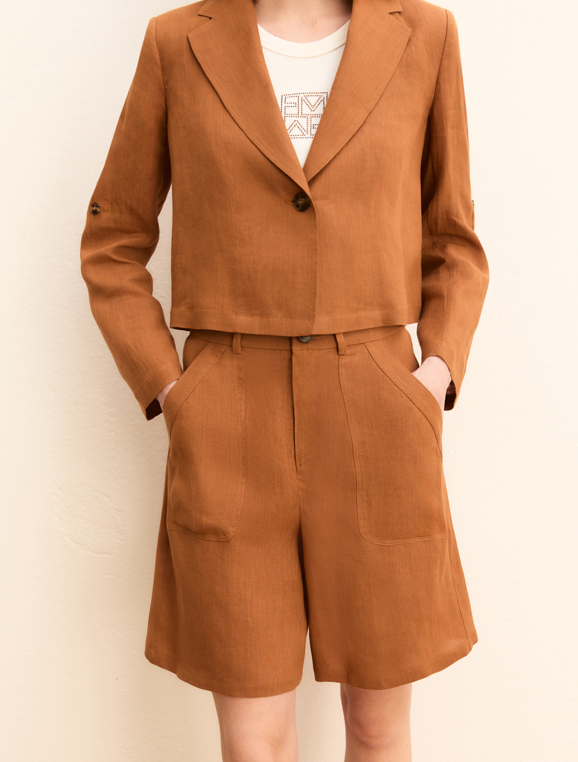 Bermuda in puro lino - TERRA - Emme - 5