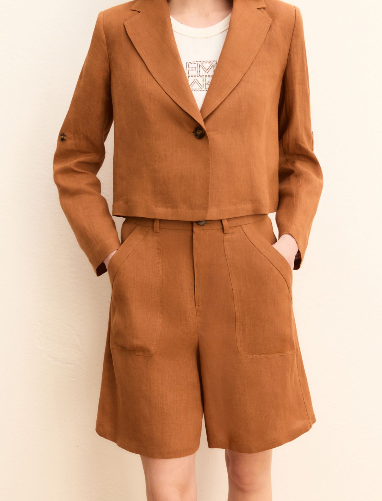 Bermuda in puro lino - TERRA - Emme - 5